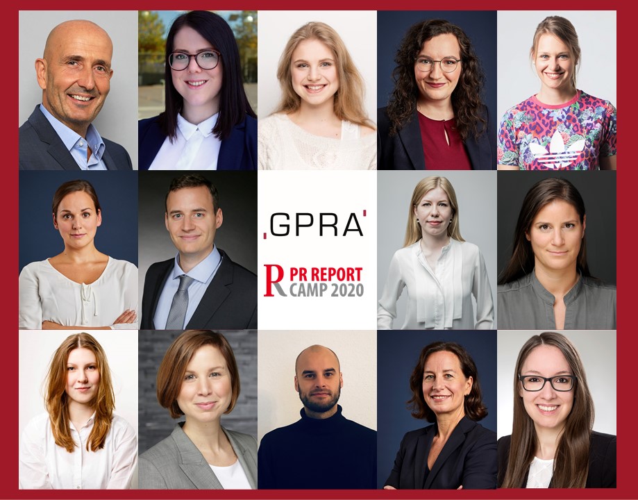 Premiere der GPRA Young Professionals auf dem PR Report Camp 2020