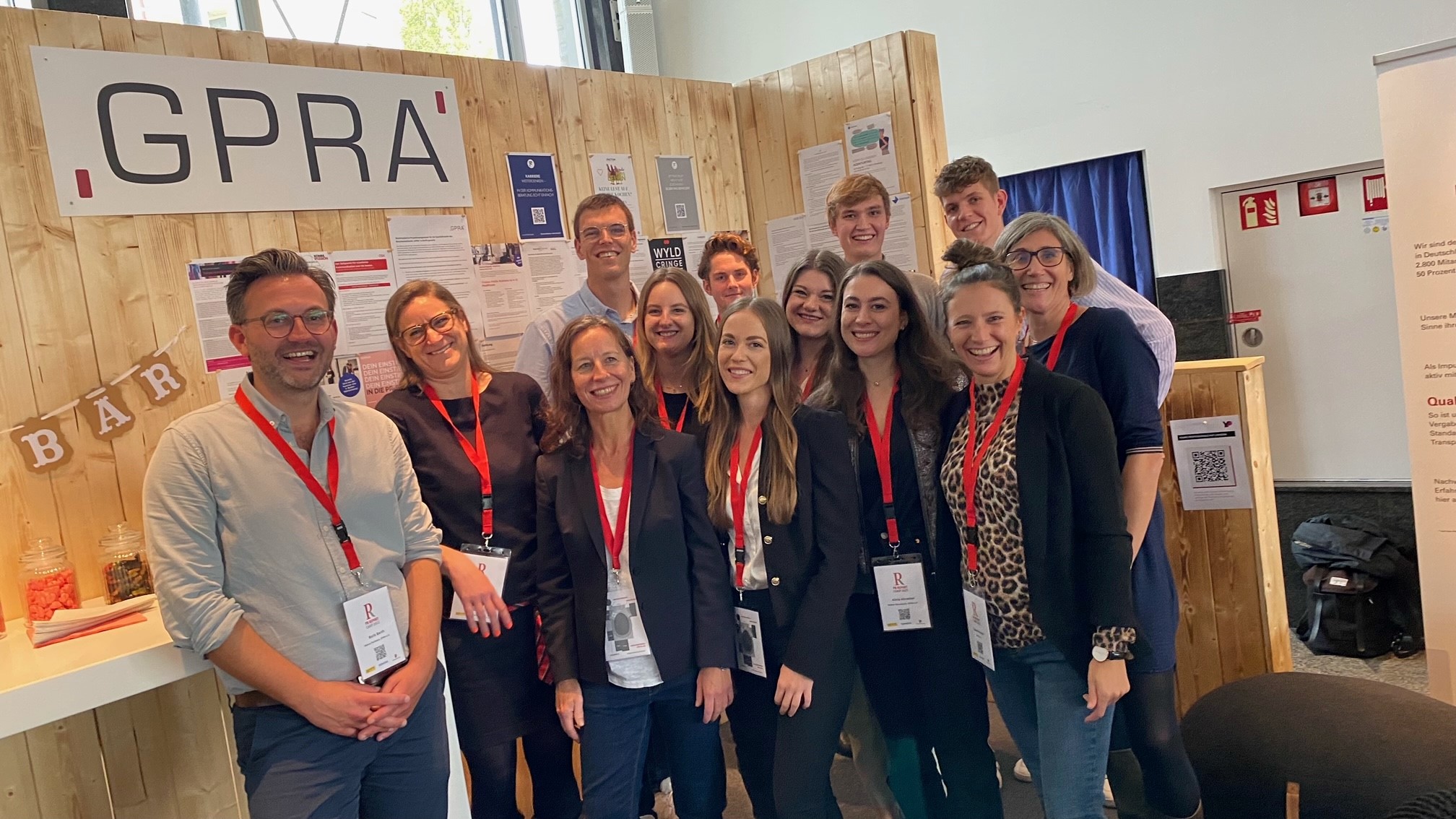 GPRA-Lounge auf dem PR Report Camp - Gruppenbild