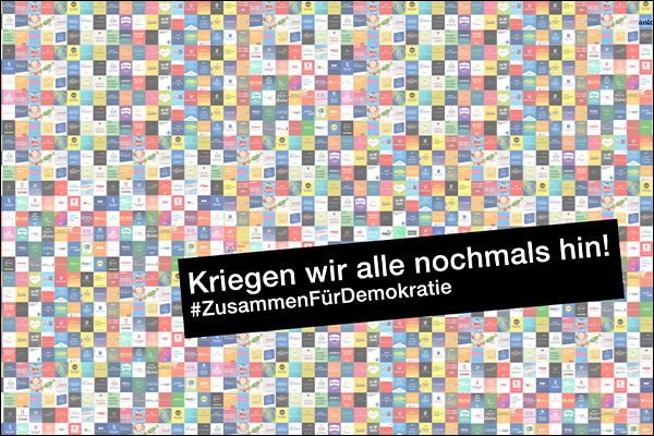 #ZusammenFürDemokratie